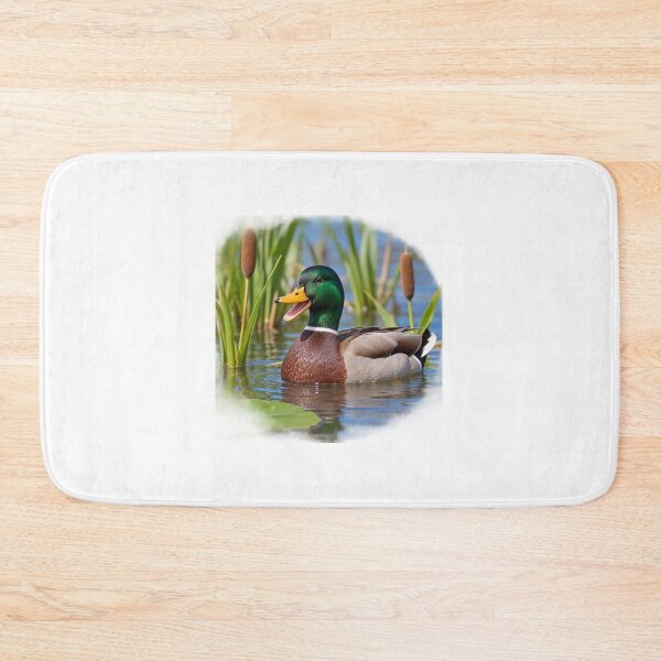 Item preview, Cute Mallard Duck Pond Cartoon – Funny Waterfowl Nature Design designed and sold by Prince Tripathi .