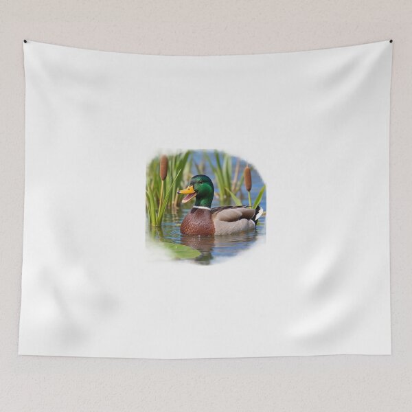 Item preview, Cute Mallard Duck Pond Cartoon – Funny Waterfowl Nature Design designed and sold by Prince Tripathi .