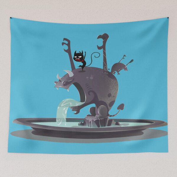 Item preview, Doom Kitty and the Gargoyle designed and sold by QueenAlicorn.