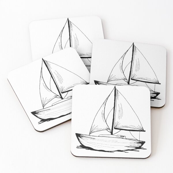Item preview, Sailboat Tattoo Design designed and sold by curethecat.