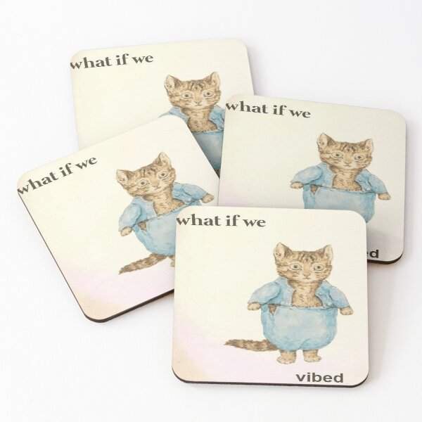 Item preview, What If We Vibes Cute Kitten designed and sold by stefandaug.