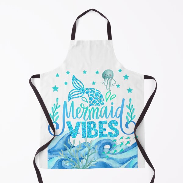 Item preview, Mermaid Vibes Ocean Waves Starfish Mermaid Tail Coastal Summer Aesthetic designed and sold by Daily Mood Studio.
