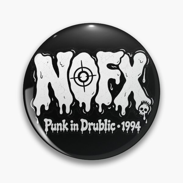 Item preview, NOFX Punk in Drublic 1994 Melting Font Design designed and sold by JMS-Artvintage.