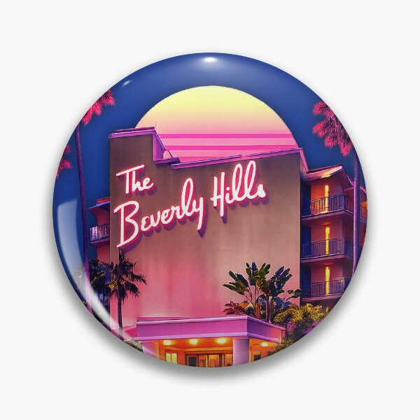 Item preview, Synthwave The Beverly Hills - Retro Neon 80s Sunset designed and sold by A E S T H E T A T A G.