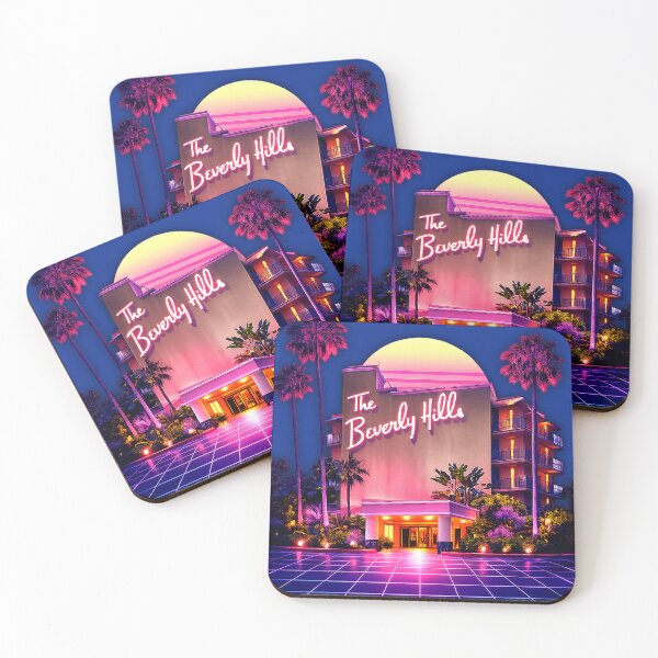 Item preview, Synthwave The Beverly Hills - Retro Neon 80s Sunset designed and sold by A E S T H E T A T A G.
