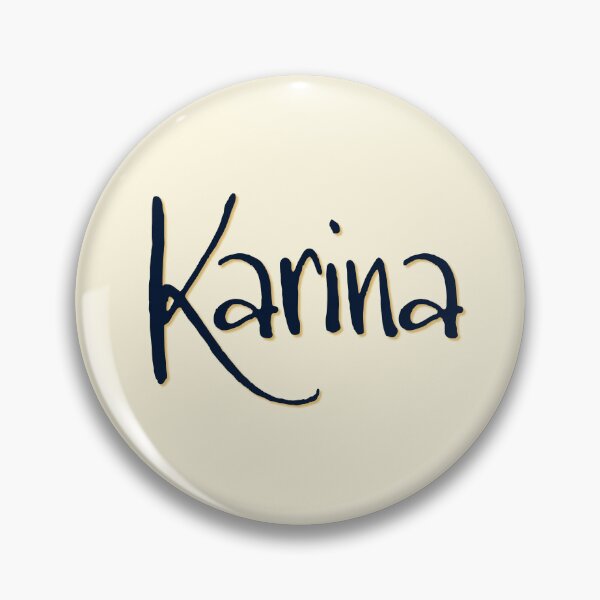Item preview, KARINA personalized type design designed and sold by CharlottePlaceArt.