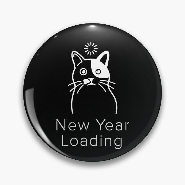 Item preview, New Year Loading | Funny Cat System Error | Cat Operating System designed and sold by ContigoART.