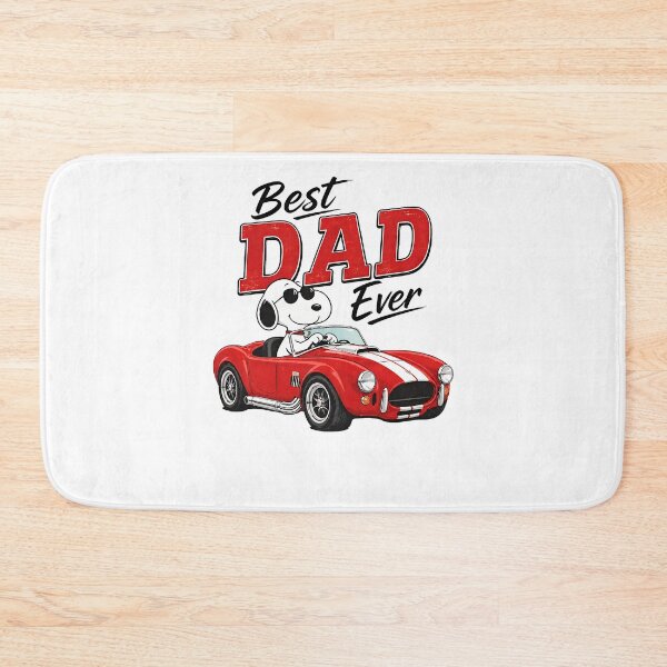 Item preview, Best Dad Ever Snoopy Driving Car  designed and sold by fizzstocmathepa.