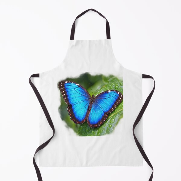 Item preview, Blue Morpho Butterfly – Electric Blue Wings Nature Wildlife designed and sold by Prince Tripathi .