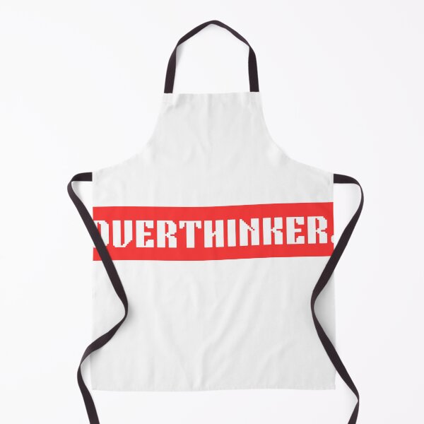 Item preview, OVERTHINKER — Funny Overthinking Personality Typography designed and sold by Brensa.