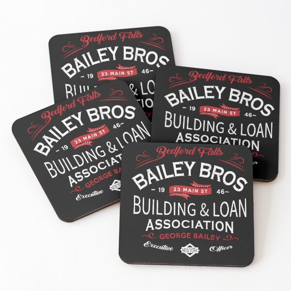Item preview, Bailey Bros. Building & Loan Association designed and sold by NoThoughtsCat.