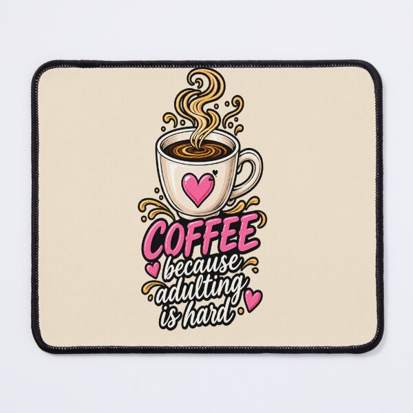 Item preview, Coffee Because Adulting Is Hard designed and sold by FABIOLA1970.