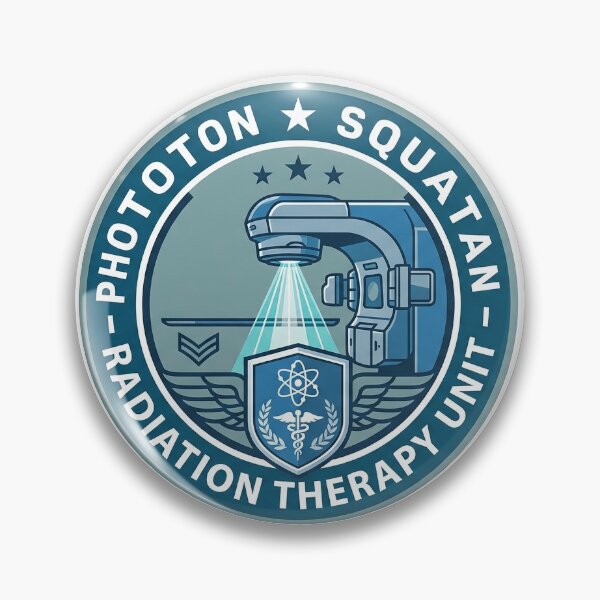 Item preview, Photon Squadron Radiation Therapy Unit Emblem designed and sold by CyberPunkSpace.