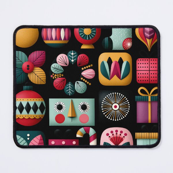 Item preview, Retro Geometric Christmas Ornaments Collection designed and sold by colorful-white.