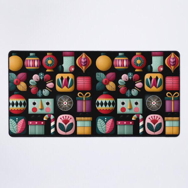 Item preview, Retro Geometric Christmas Ornaments Collection designed and sold by colorful-white.