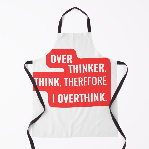 Item preview, OVERTHINKER — Funny Overthinking Personality Typography designed and sold by Brensa.