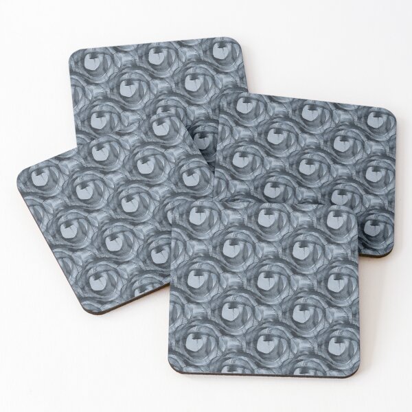 Item preview, Abstract Circle Pattern in Monochromatic Blue designed and sold by Artistestella.