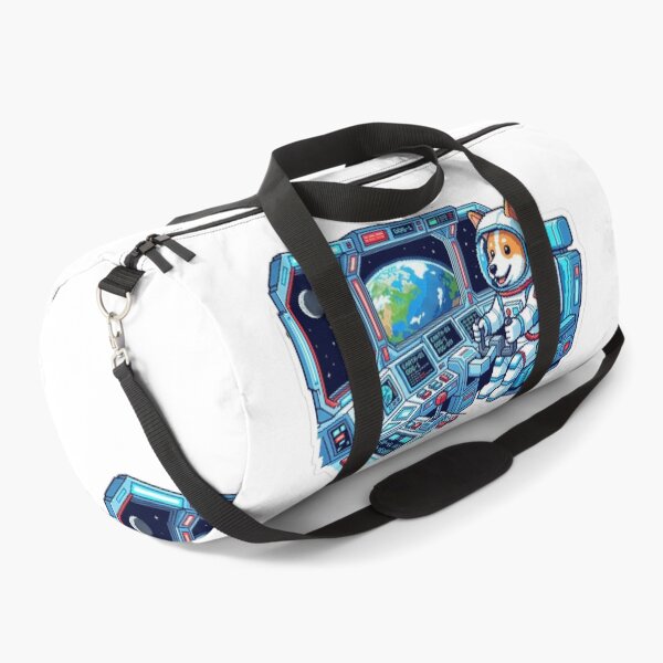 Item preview, Pixel Astronaut Corgi Spaceship Cockpit Earth View designed and sold by Mr. Pawsome.