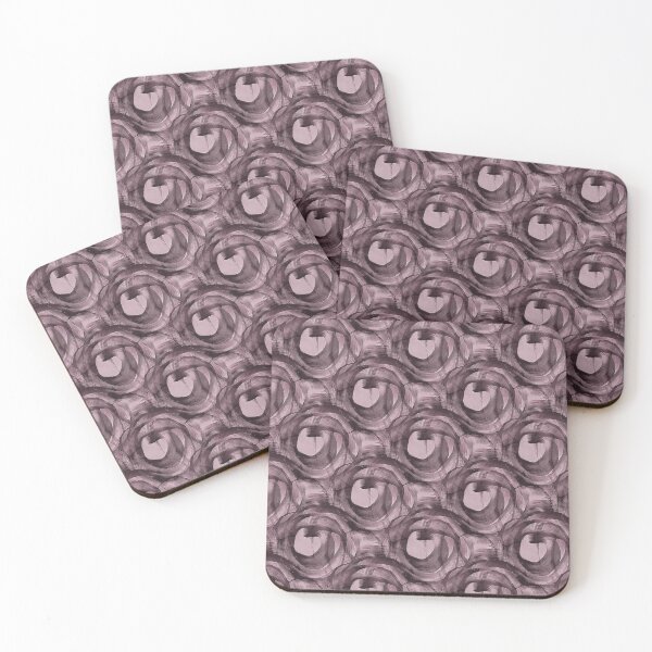 Item preview, Abstract Circle Pattern in Monochromatic Maroon designed and sold by Artistestella.
