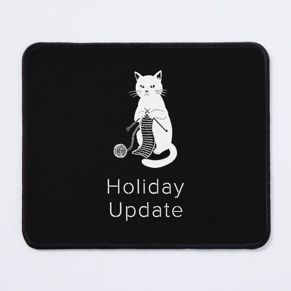 Item preview, Holiday Update | Knitting Cat | Funny Cat Operating System designed and sold by ContigoART.
