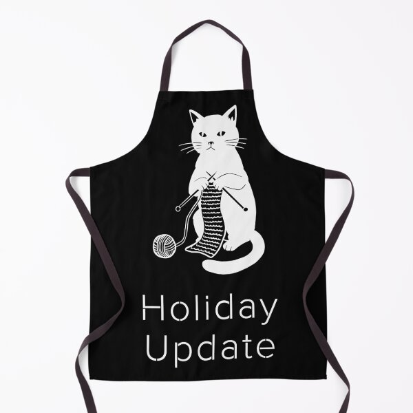 Item preview, Holiday Update | Knitting Cat | Funny Cat Operating System designed and sold by ContigoART.