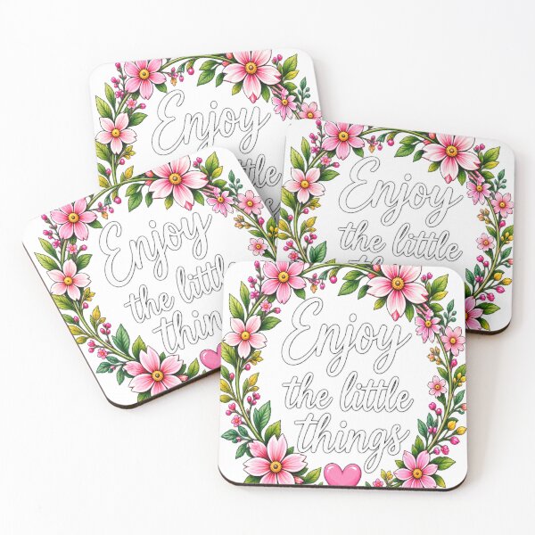 Item preview, Enjoy the Little Things Floral Wreath designed and sold by FABIOLA1970.