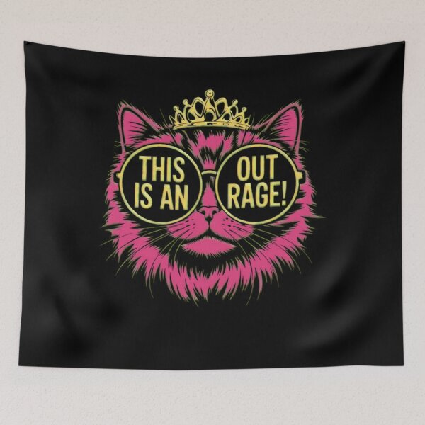 Item preview, Retro Vintage This Is An Outrage designed and sold by JameseDuam.