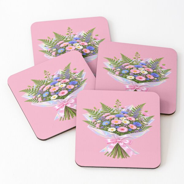 Item preview, Dreamy Wildflower Bouquet Pink Blue Floral Cottagecore Aesthetic designed and sold by Hari Arts.