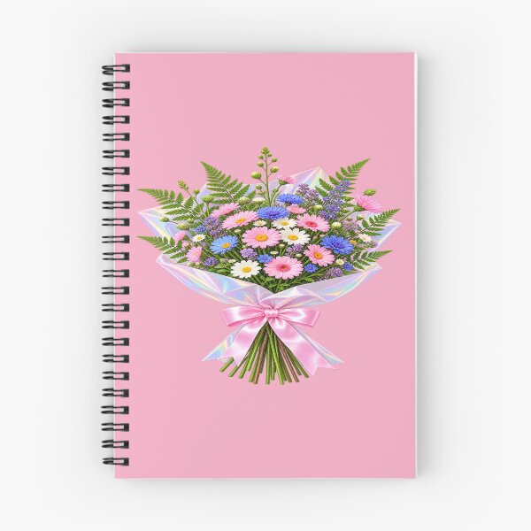 Item preview, Dreamy Wildflower Bouquet Pink Blue Floral Cottagecore Aesthetic designed and sold by Hari Arts.