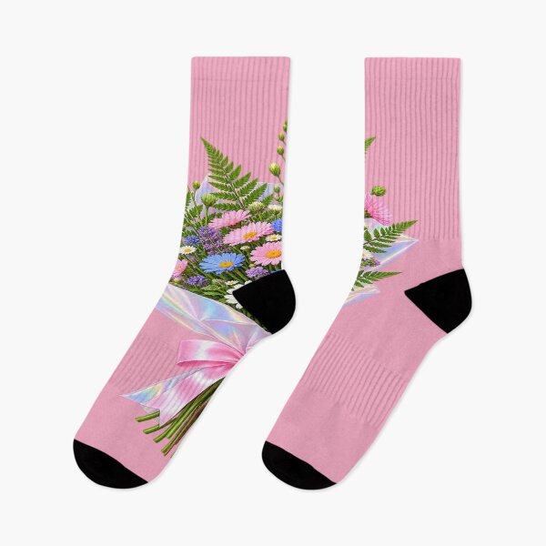 Item preview, Dreamy Wildflower Bouquet Pink Blue Floral Cottagecore Aesthetic designed and sold by Hari Arts.