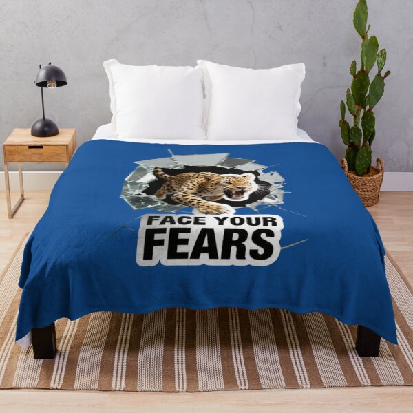 Item preview, Face Your Fears Leopard–Fearless Motivation designed and sold by carestazafeli.
