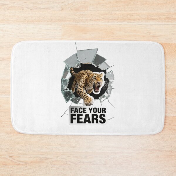 Item preview, Face Your Fears Leopard–Fearless Motivation designed and sold by carestazafeli.