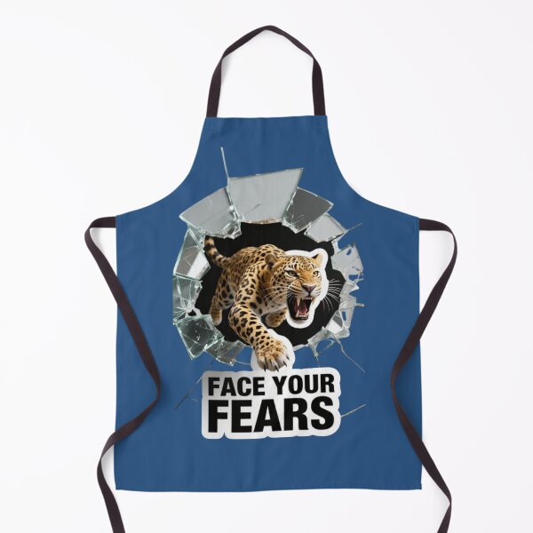 Item preview, Face Your Fears Leopard–Fearless Motivation designed and sold by carestazafeli.