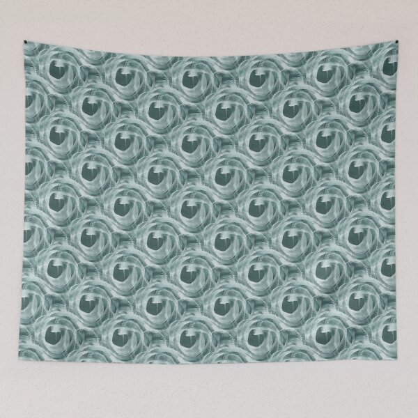 Item preview, Abstract Circle Pattern in Teal designed and sold by Artistestella.