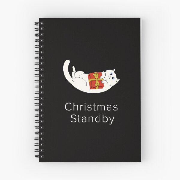 Item preview, Christmas Standby | Relaxed Christmas Cat | Cat Operating System designed and sold by ContigoART.