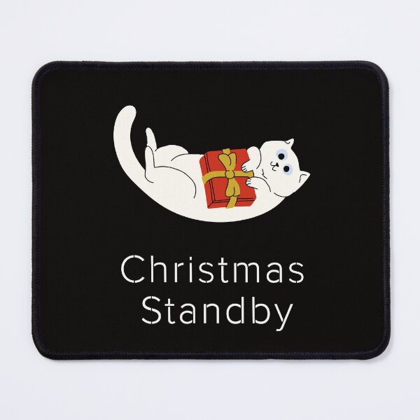 Item preview, Christmas Standby | Relaxed Christmas Cat | Cat Operating System designed and sold by ContigoART.