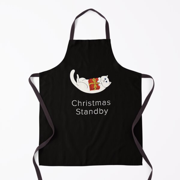 Item preview, Christmas Standby | Relaxed Christmas Cat | Cat Operating System designed and sold by ContigoART.