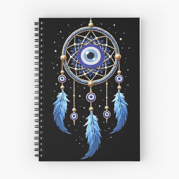 Item preview, Evil Eye Mandala Dreamcatcher Spiritual Art designed and sold by WhiteLightPrint.