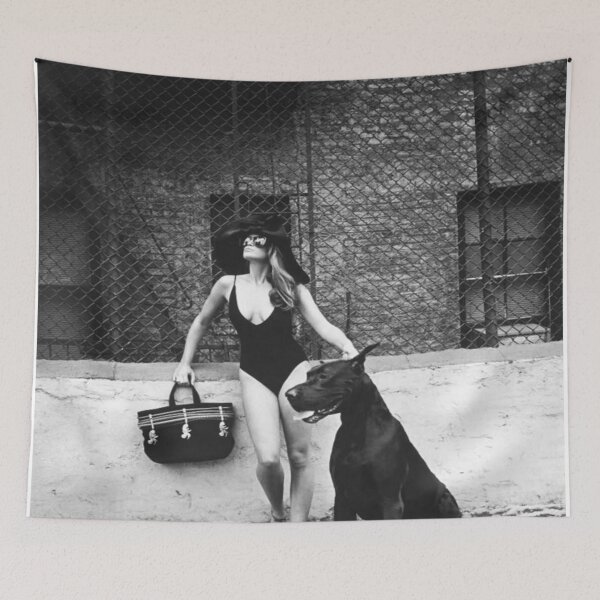 Item preview, Cindys with black dog designed and sold by jaqmusicoo.