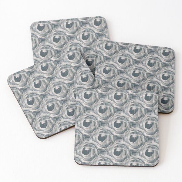 Item preview, Abstract Circle Pattern in Gray designed and sold by Artistestella.