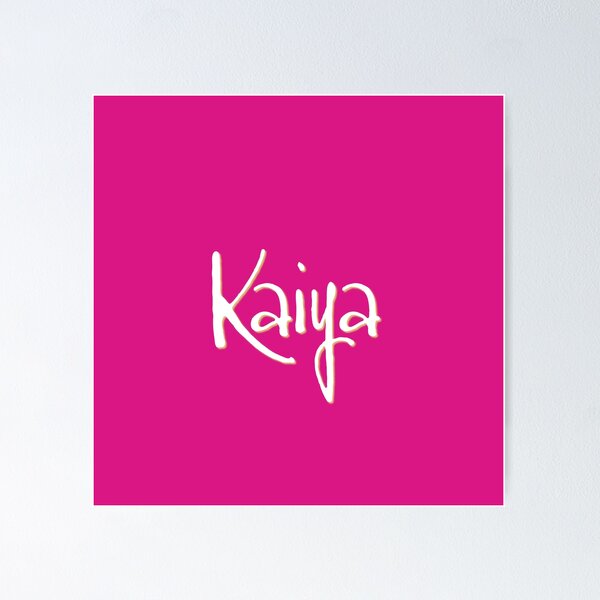 Item preview, KAIYA personalized type design designed and sold by CharlottePlaceArt.