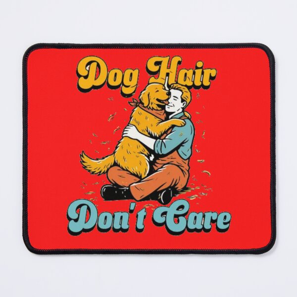 Item preview, Dog Hair Don't Care Golden Retriever - Retro 70s Dog Dad Hug designed and sold by GenZFashion000.