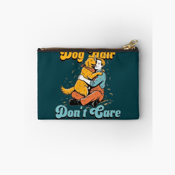 Item preview, Dog Hair Don't Care Golden Retriever - Retro 70s Dog Dad Hug designed and sold by GenZFashion000.