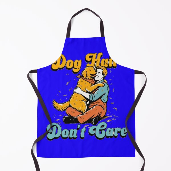 Item preview, Dog Hair Don't Care Golden Retriever - Retro 70s Dog Dad Hug designed and sold by GenZFashion000.