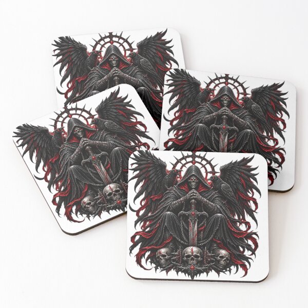 Item preview, Dark Gothic Reaper with Ravens designed and sold by VYBORA Studio.