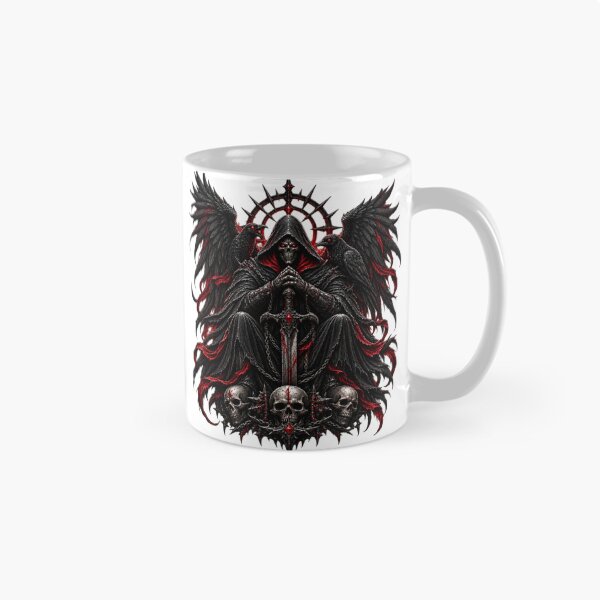 Item preview, Dark Gothic Reaper with Ravens designed and sold by VYBORA Studio.