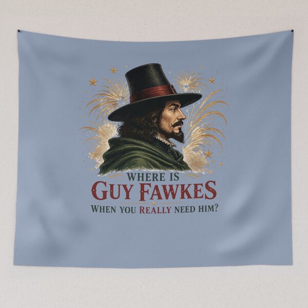 Item preview, Where Is Guy Fawkes When You Really Need Him designed and sold by taiche.