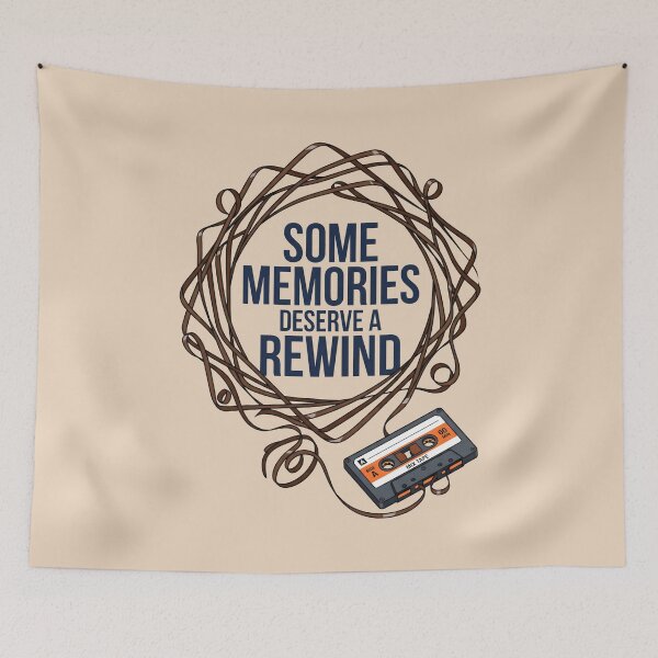 Item preview, Retro Cassette Tape - Music Lover Nostalgia Aesthetic designed and sold by SplashTastic.