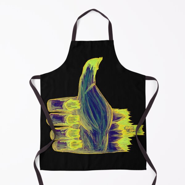 Item preview, Cyber-Glitch Thumbs Up Scar-E-Moji - Electric Neon Horror Art designed and sold by Grimmlar.