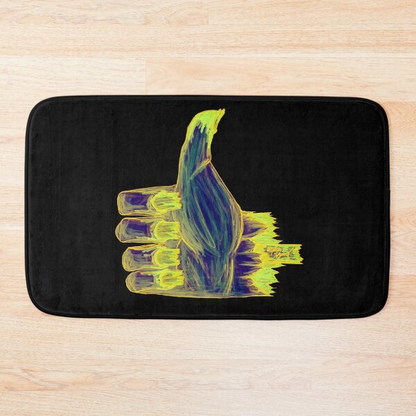 Item preview, Cyber-Glitch Thumbs Up Scar-E-Moji - Electric Neon Horror Art designed and sold by Grimmlar.